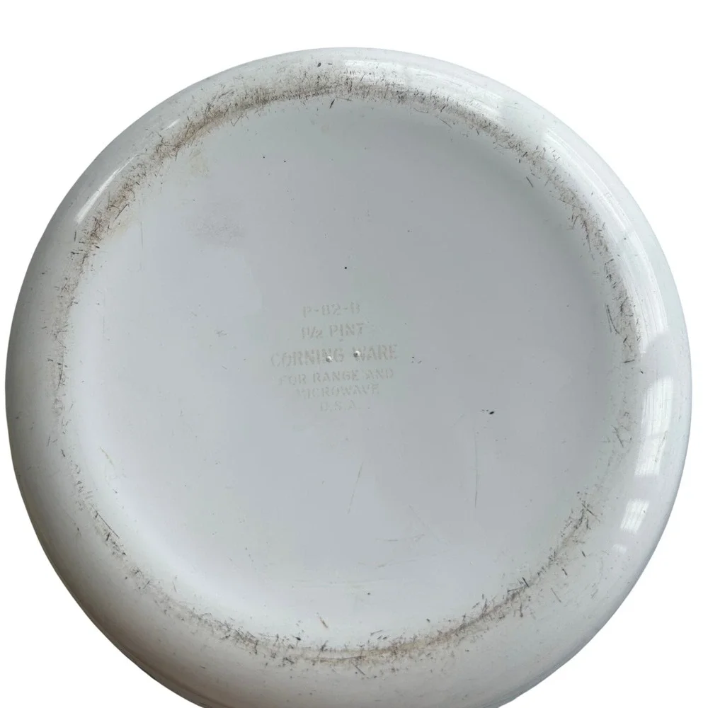 Corning Ware La Marjolaine Saucepan 1.5 Pint Vintage P-82-B Vegetable Print